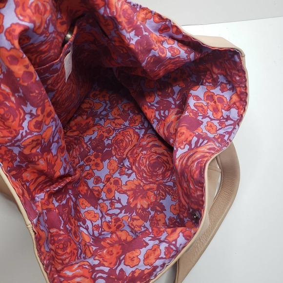 Jamie Handbags Large Leather Tote‎ Bag Blush Beige - Picture 8 of 11